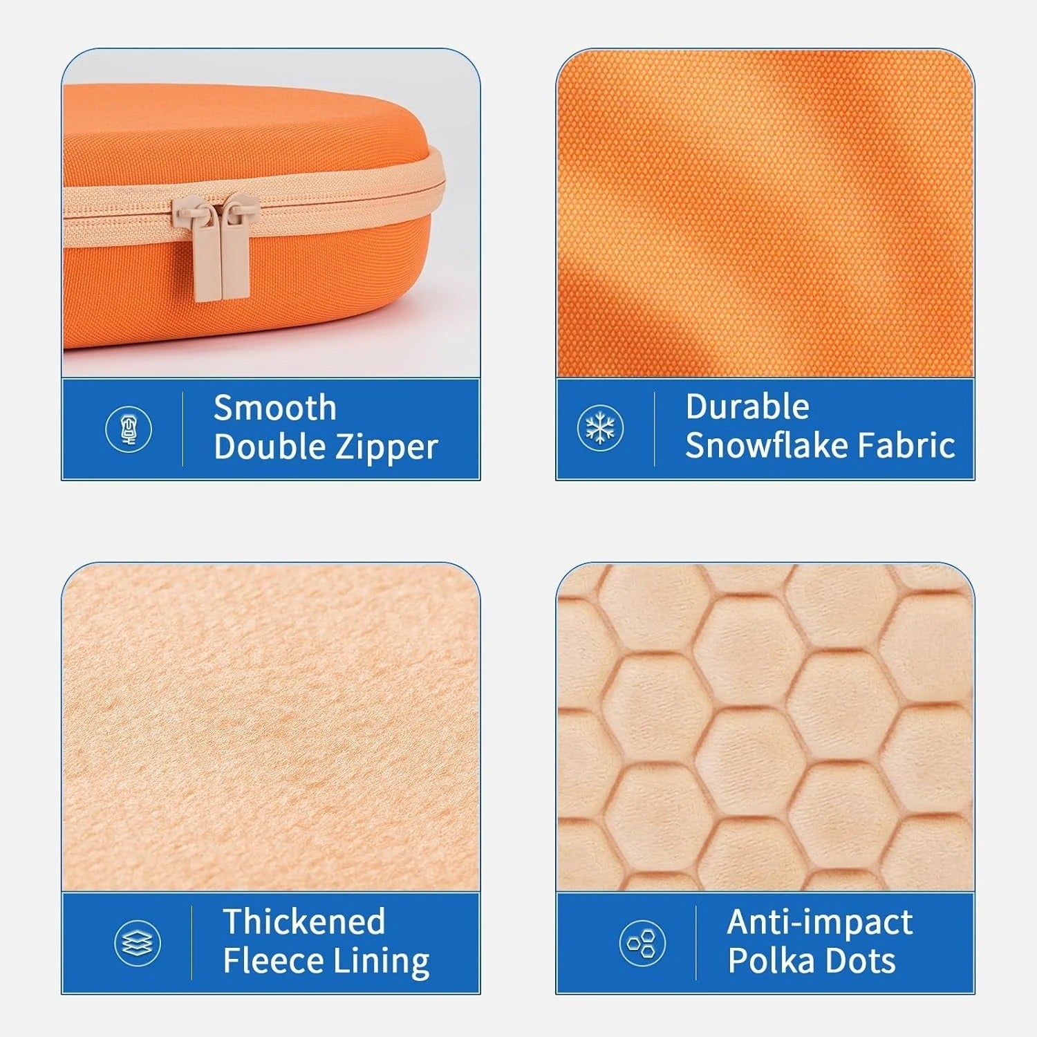 Luxury AirPods Max Premium Protective Travel Case with Smart Sleep Mode, EVA Hard Shell Carrying Bag for Safe Storage