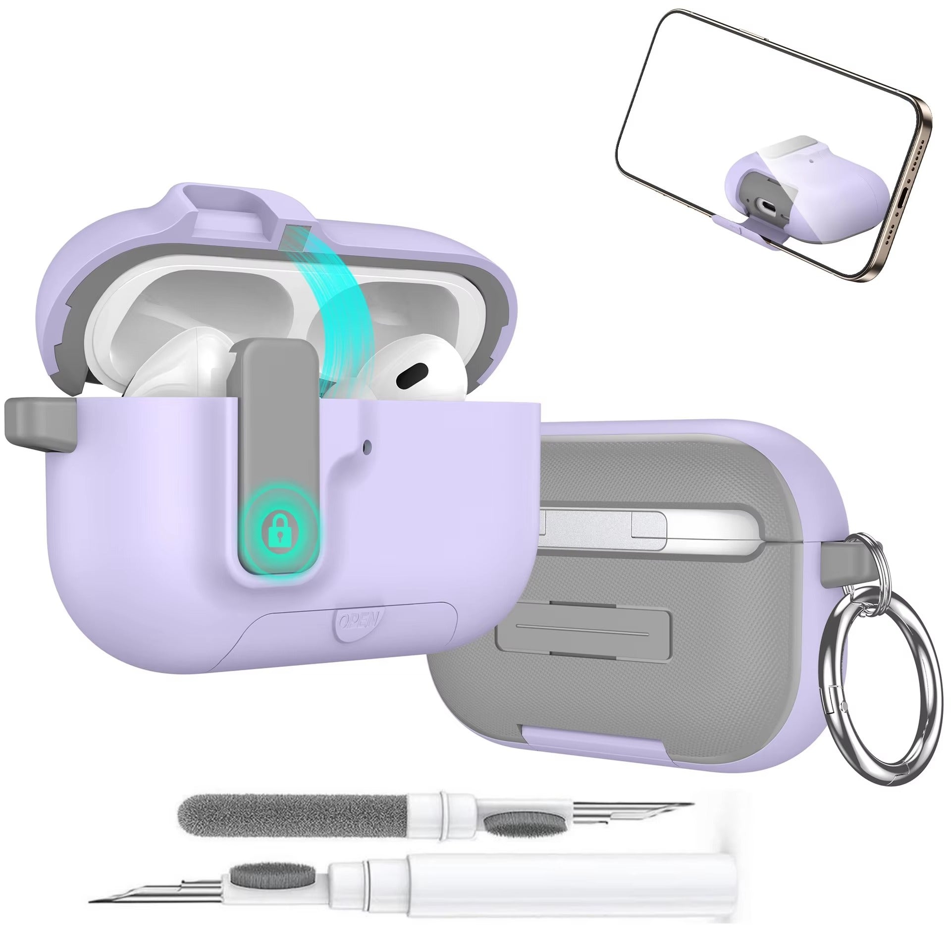Accessories Apple AirPods 4 / Purple With Pen ZenithXCase