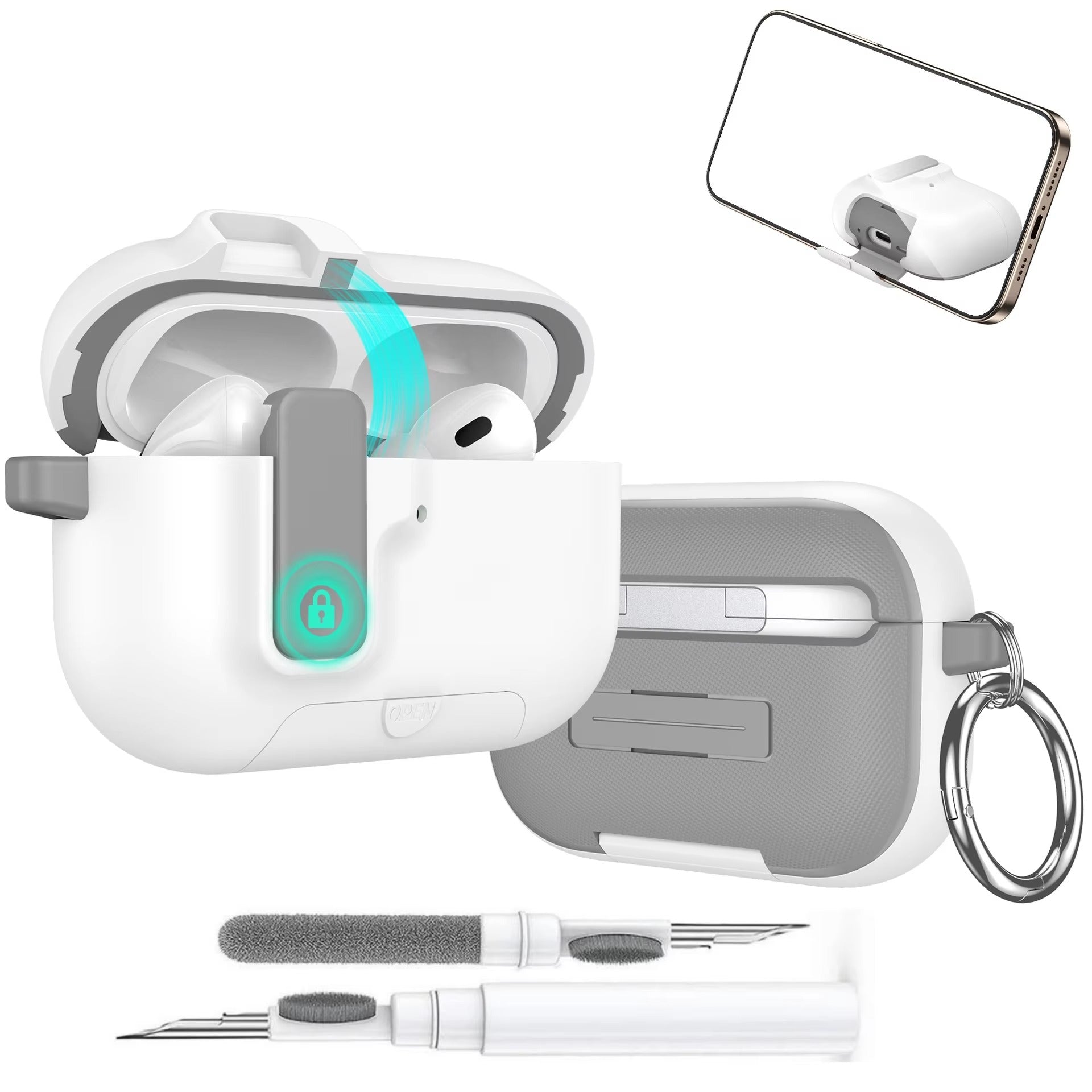 Accessories Apple AirPods 4 / White With Pen ZenithXCase