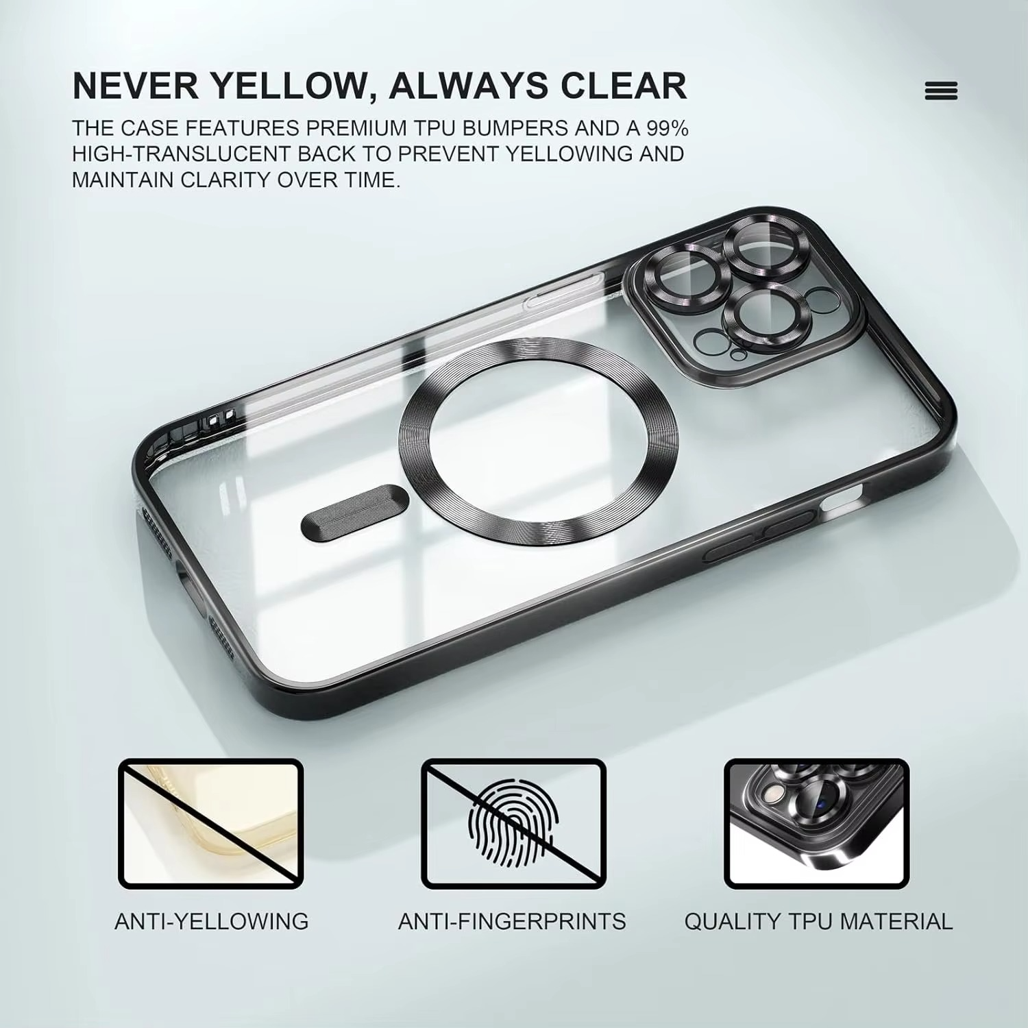 iPhone Case iPhone 17 Pro Max / Black NovaXCase