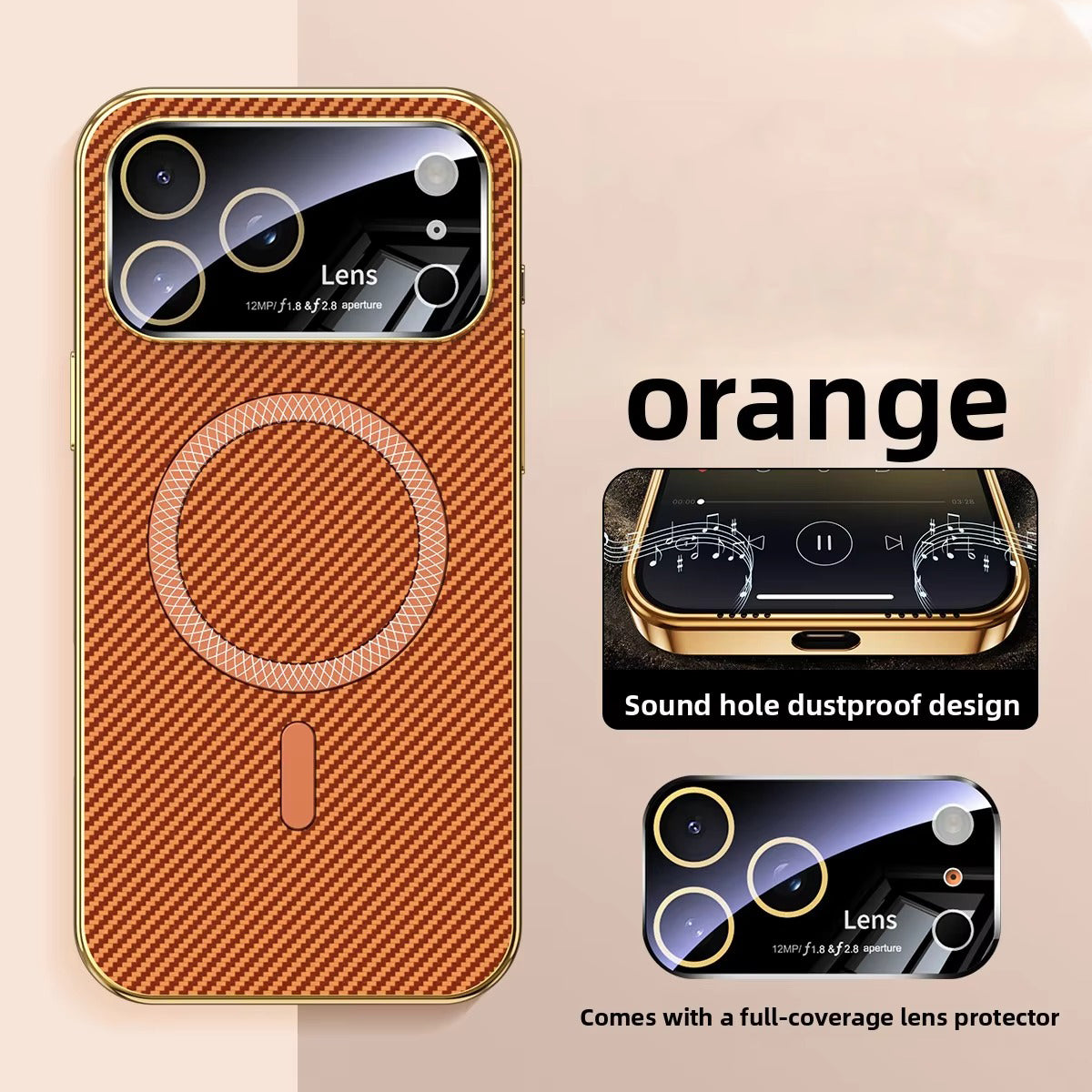 iPhone Case iPhone 17 Pro Max / Orange NovaXCase