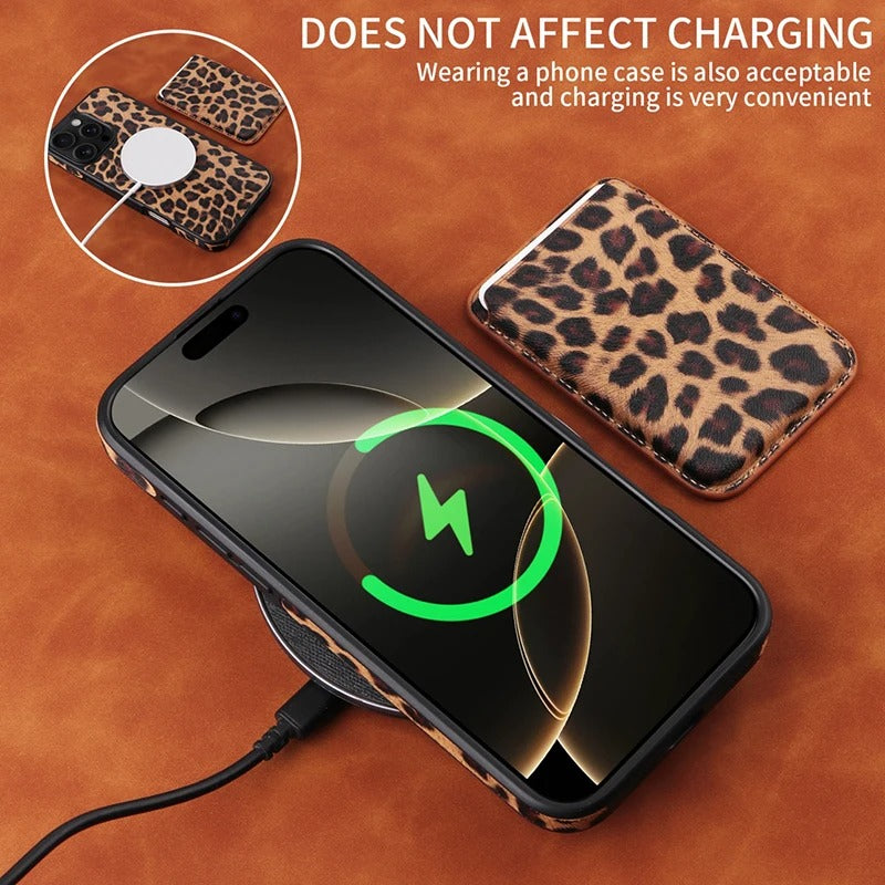 iPhone Case iPhone 17 Pro Max / Black Leather Panel Design NovaXCase