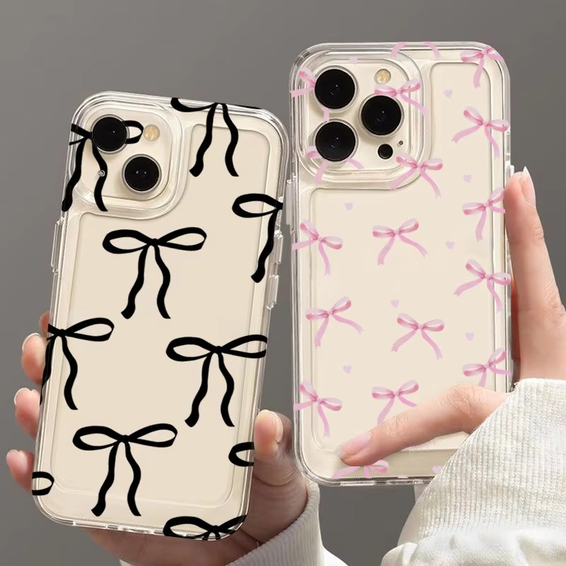 iPhone Case iPhone 17 Pro Max / Pink Ribbon Bow Design ZenithXCase