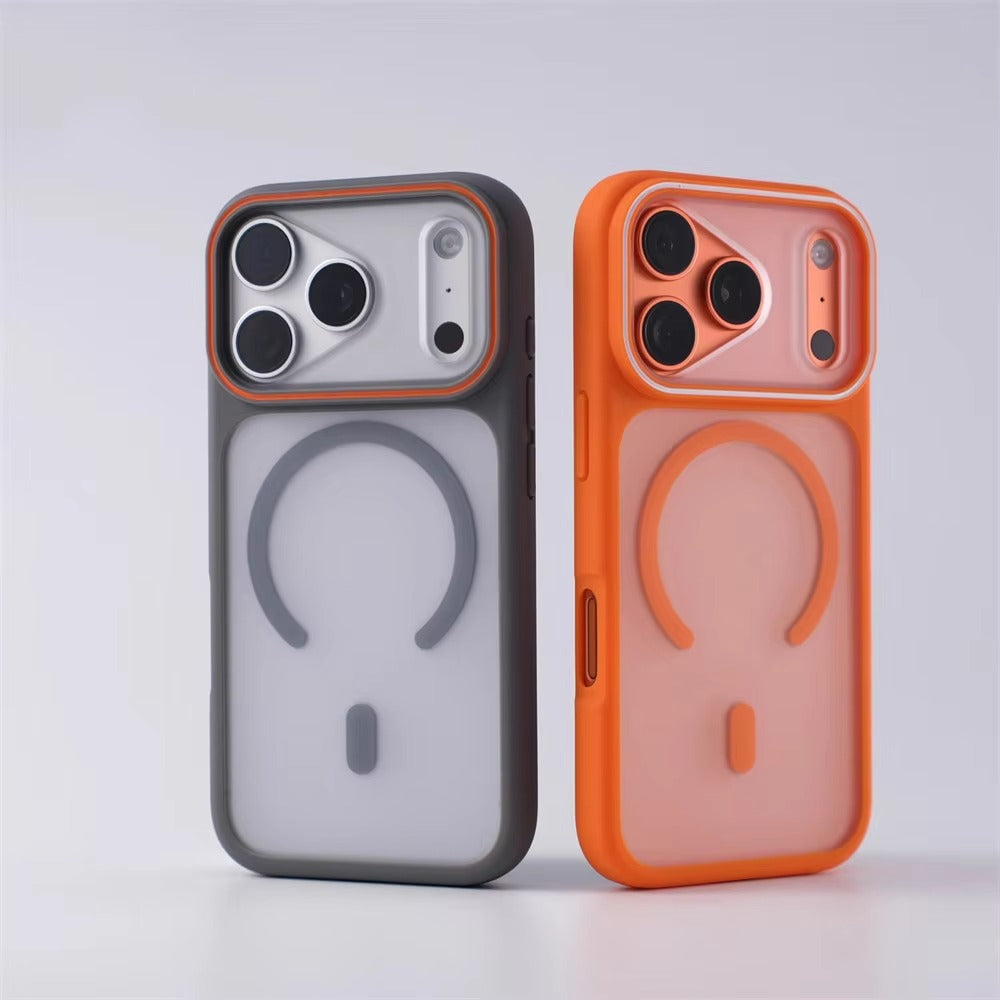 Luxury iPhone Case — Magnetic, Shockproof, Anti-Fingerprint, Anti-Scratch, Dustproof Matte Anti-Glare Translucent Full-Coverage Non-Slip Cover with MagSafe Wireless Charging Support