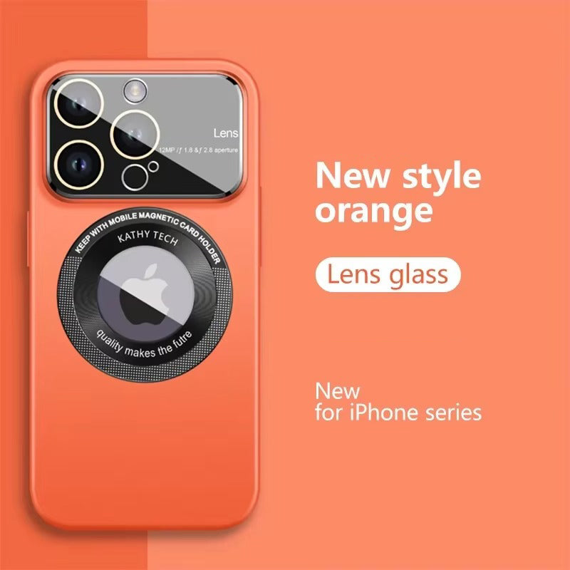 Luxury iPhone Case — Matte Magnetic MagSafe Wireless-Charging Cover with Lens Protection, Shockproof, Anti-Fingerprint, Anti-Scratch, Dustproof Full Coverage Design