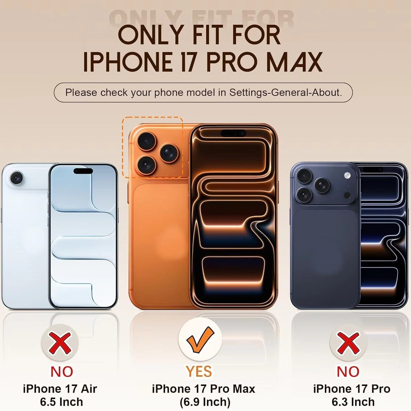 iPhone Case iPhone 17 Pro Max / Black ZenithXCase