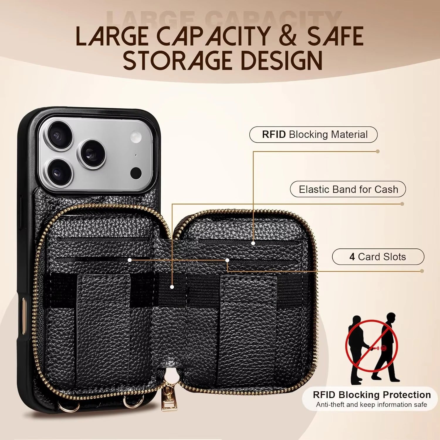 iPhone Case iPhone 17 Pro Max / Black ZenithXCase