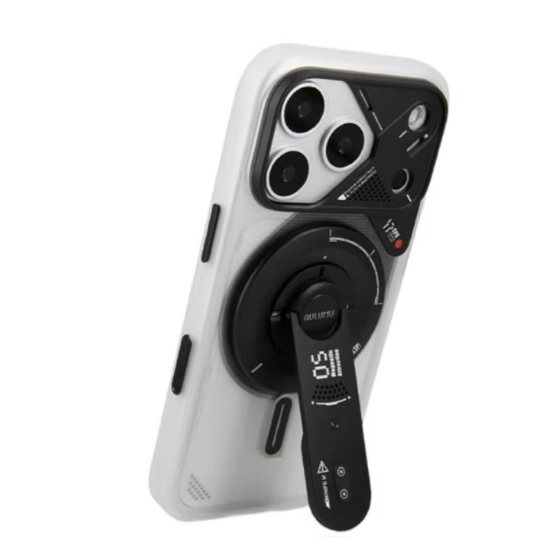 iPhone Case iPhone 17 Pro Max / White Body Black Stand ZenithXCase