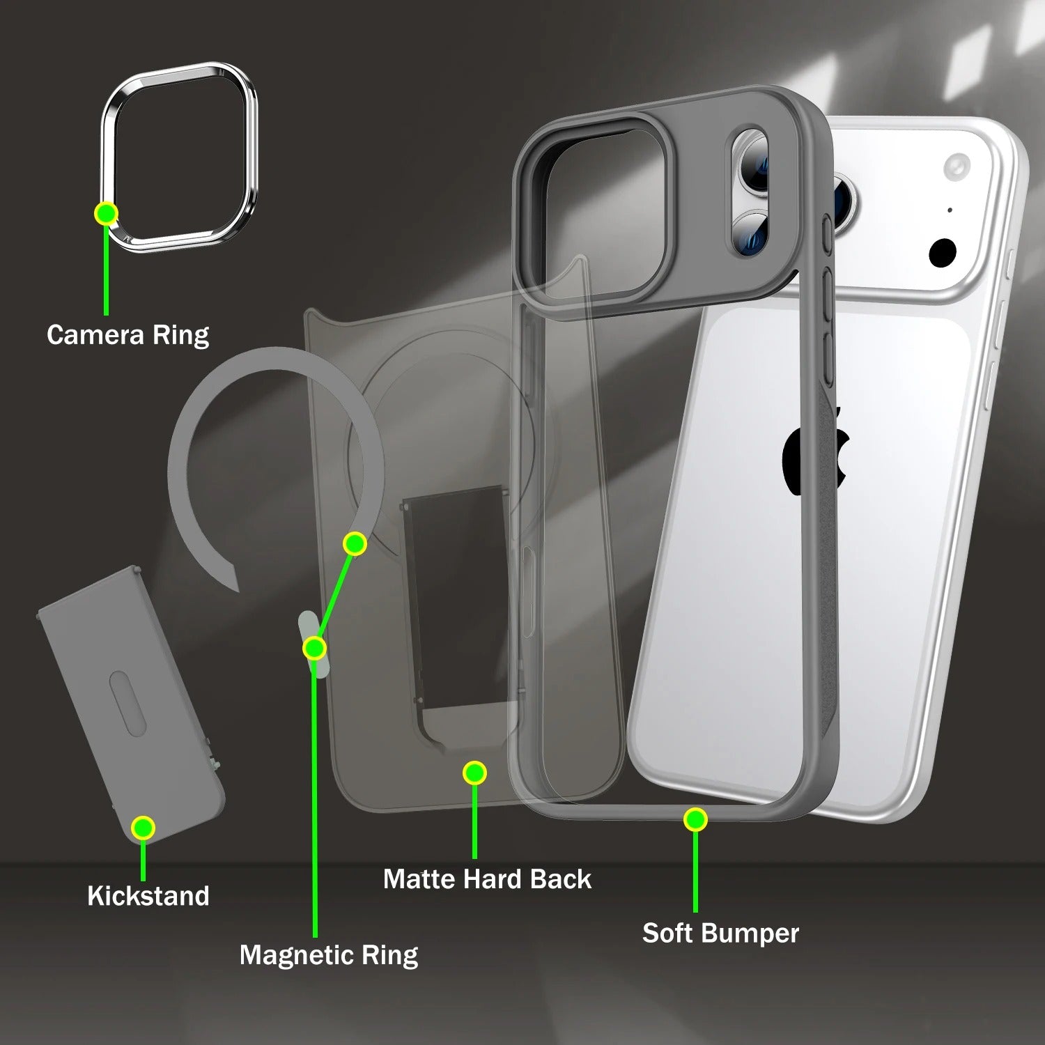 iPhone Case iPhone 17 Pro Max / Black ZenithXCase