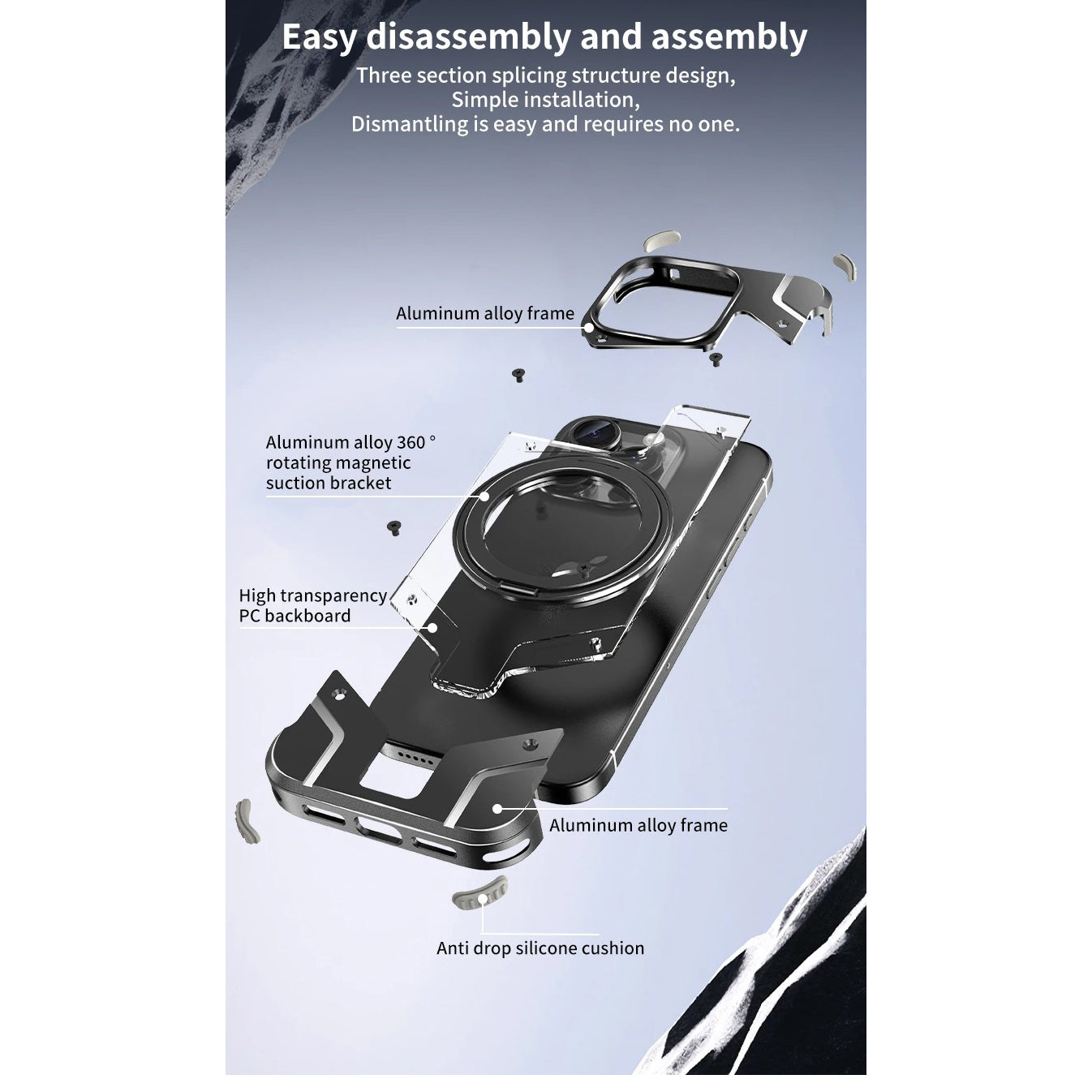 iPhone Case iPhone 17 Pro Max / Black ZenithXCase