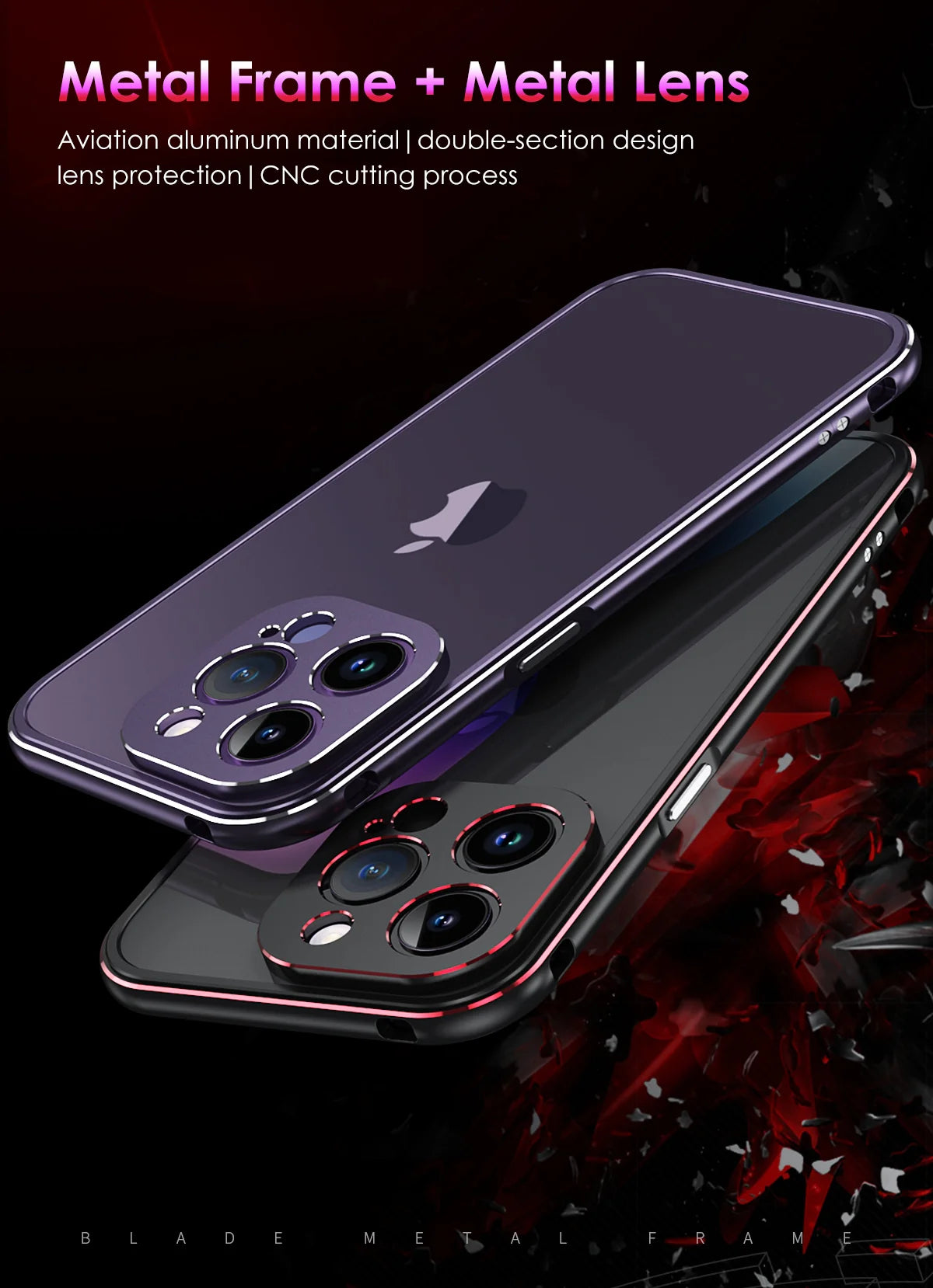 iPhone Case iPhone 17 Pro Max / Black-silver ZenithXCase