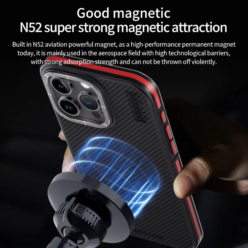 iPhone Case iPhone 17 Pro Max / Black | Red NovaXCase
