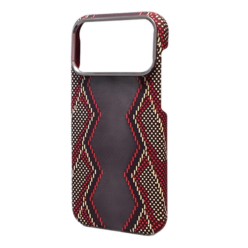 iPhone Case iPhone 17 Pro Max / Crimson Weave ZenithXCase