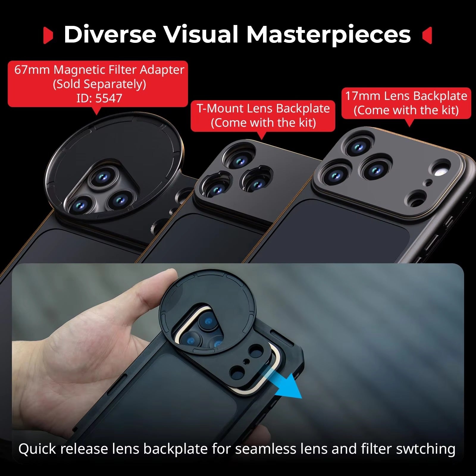 iPhone Case iPhone 17 Pro Max / Black ZenithXCase