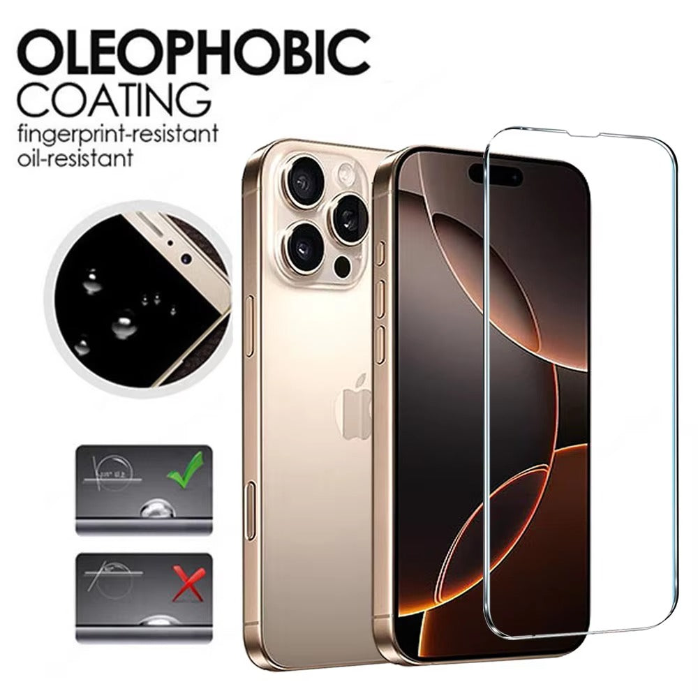 Accessories 4PCS / Tempered glass / iPhone 17 Pro Max ZenithXCase