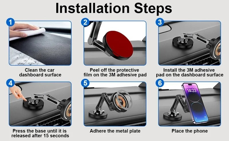 Accessories Dashboard Wireless Charger Stand ZenithXCase