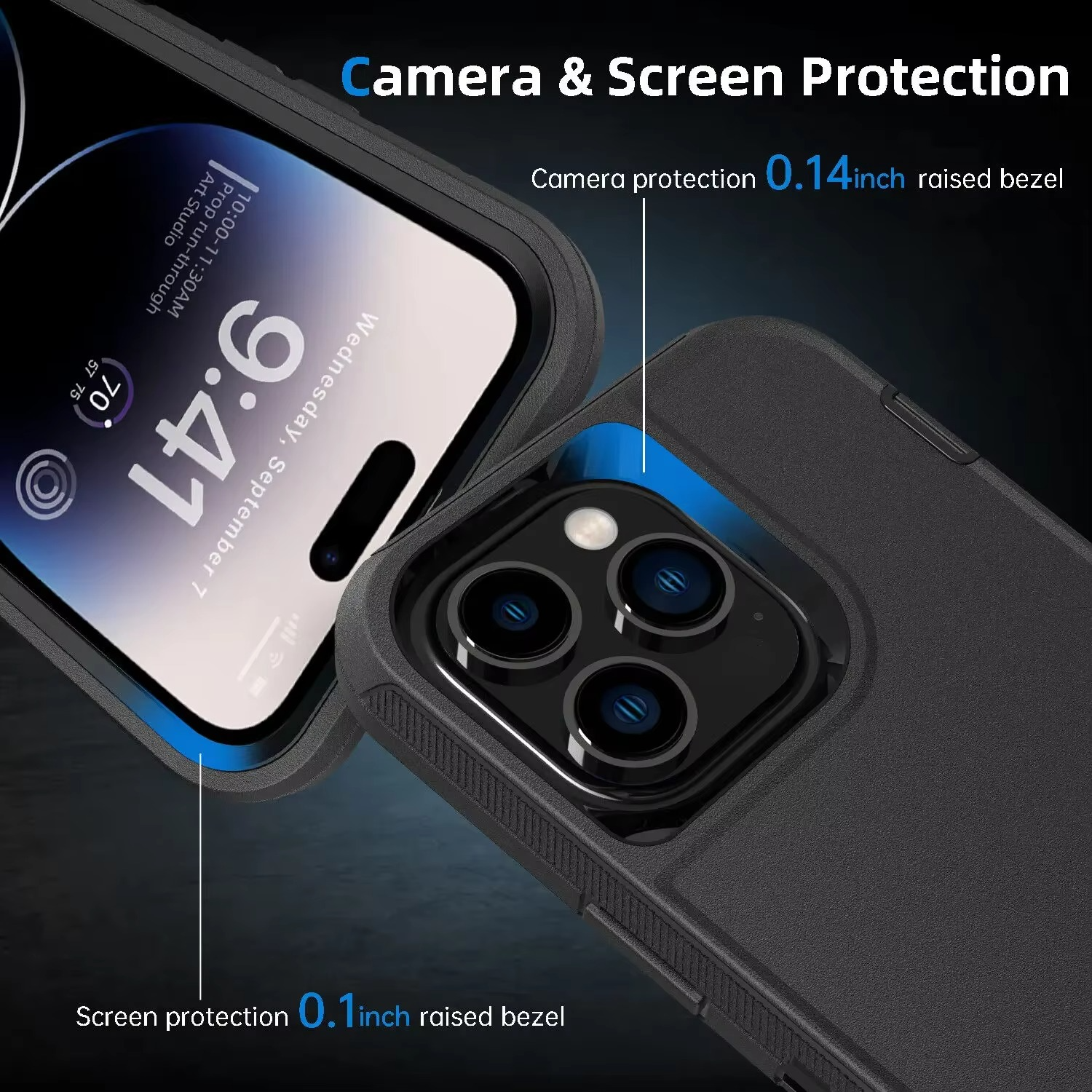 iPhone Case iPhone 17 Pro Max / Black Red ZenithXCase