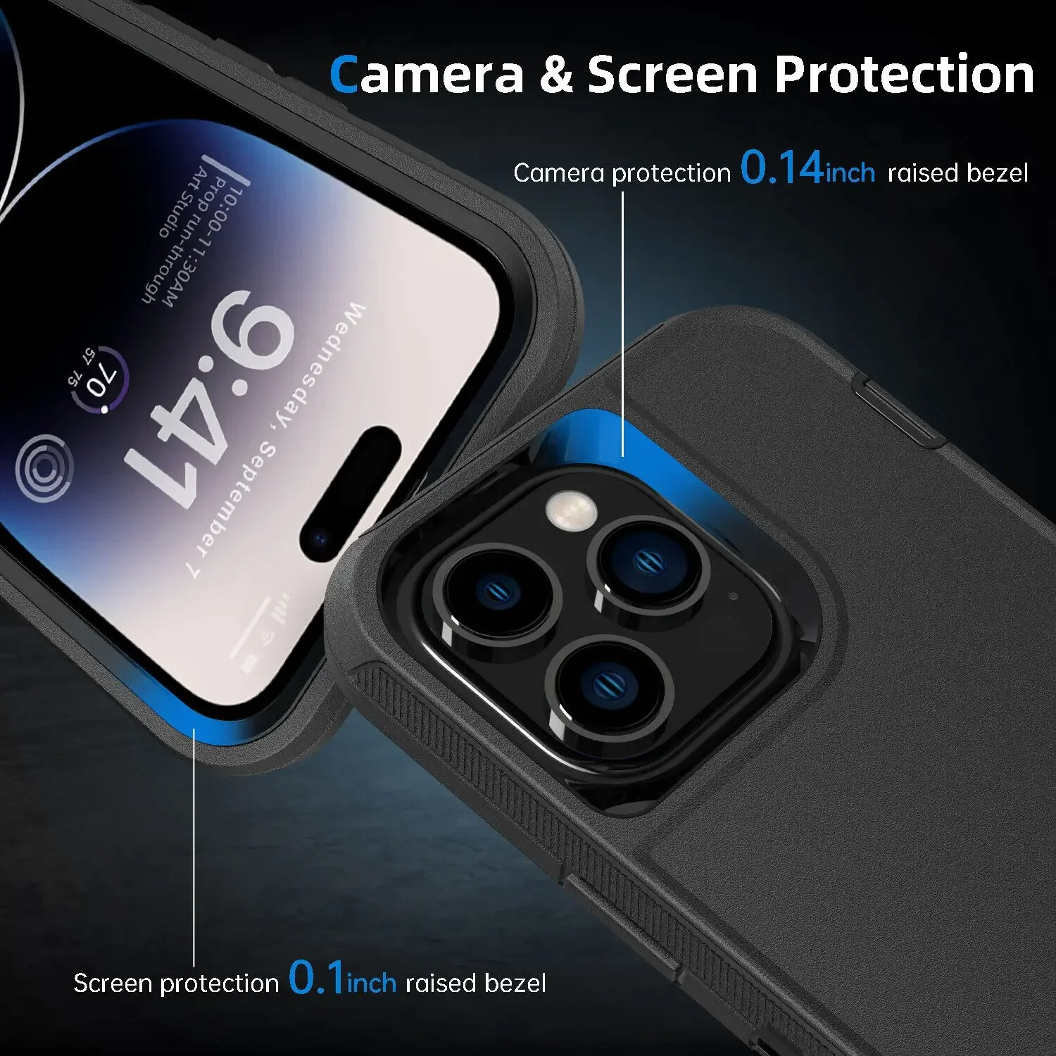 iPhone Case iPhone 17 Pro Max / Black Red ZenithXCase