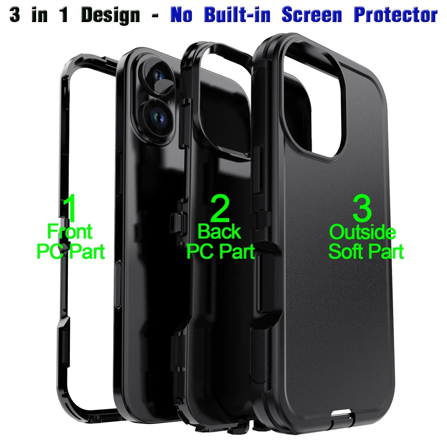 iPhone Case iPhone 17 Pro Max / Black NovaXCase