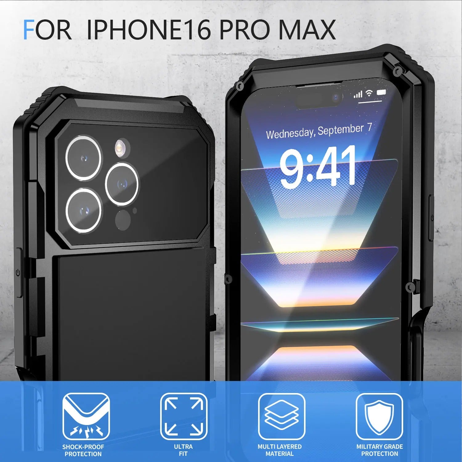 iPhone Case iPhone 17 Pro Max / Black ZenithXCase