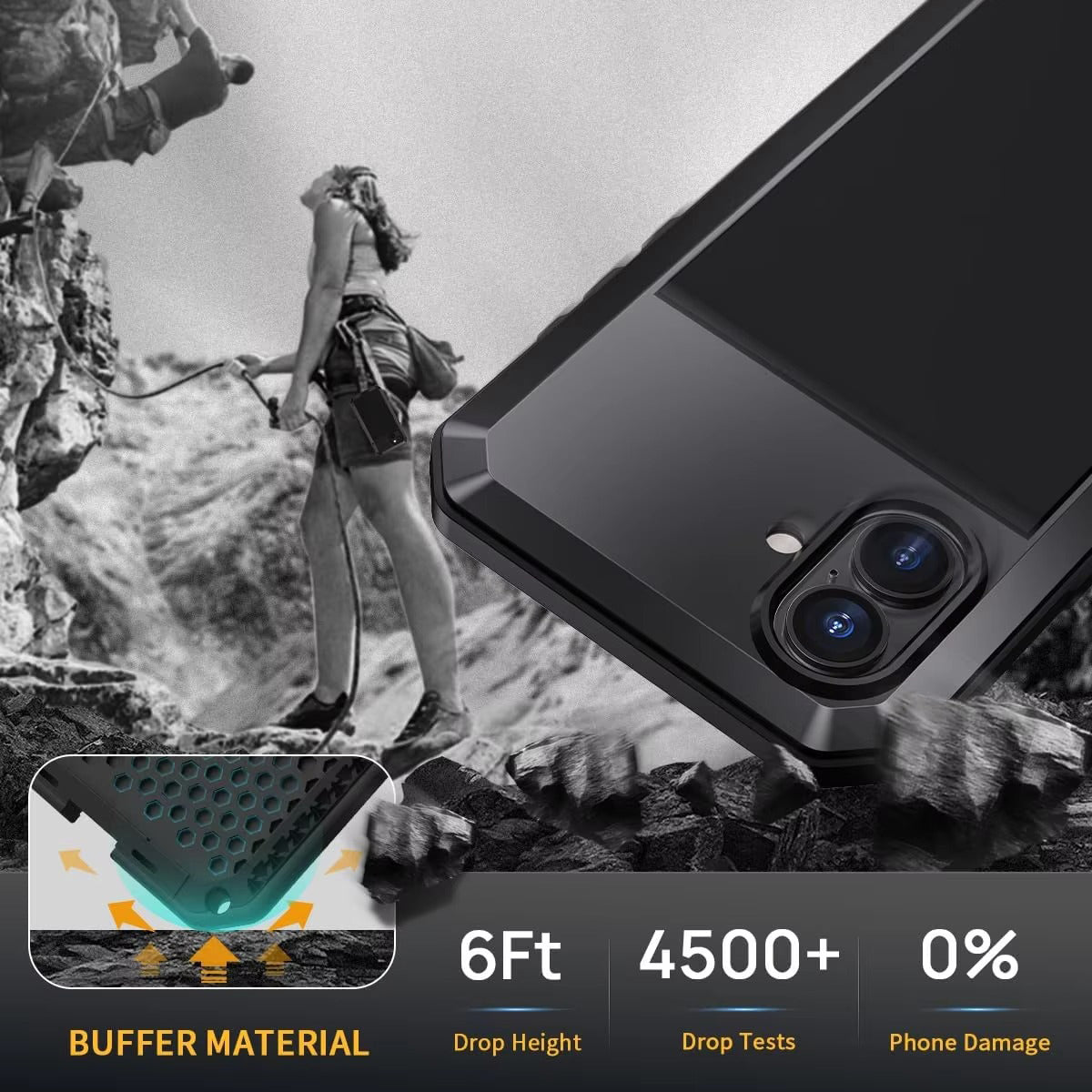 iPhone Case iPhone 17 Pro Max / Black ZenithXCase