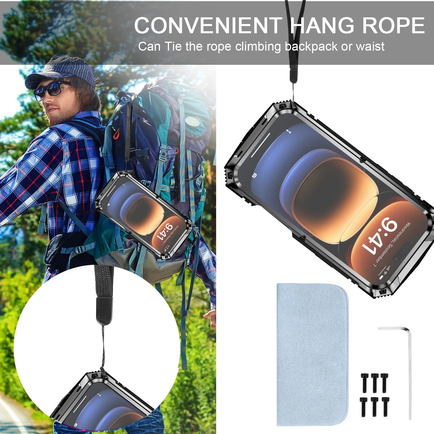 iPhone Case iPhone 17 Pro Max / Black ZenithXCase