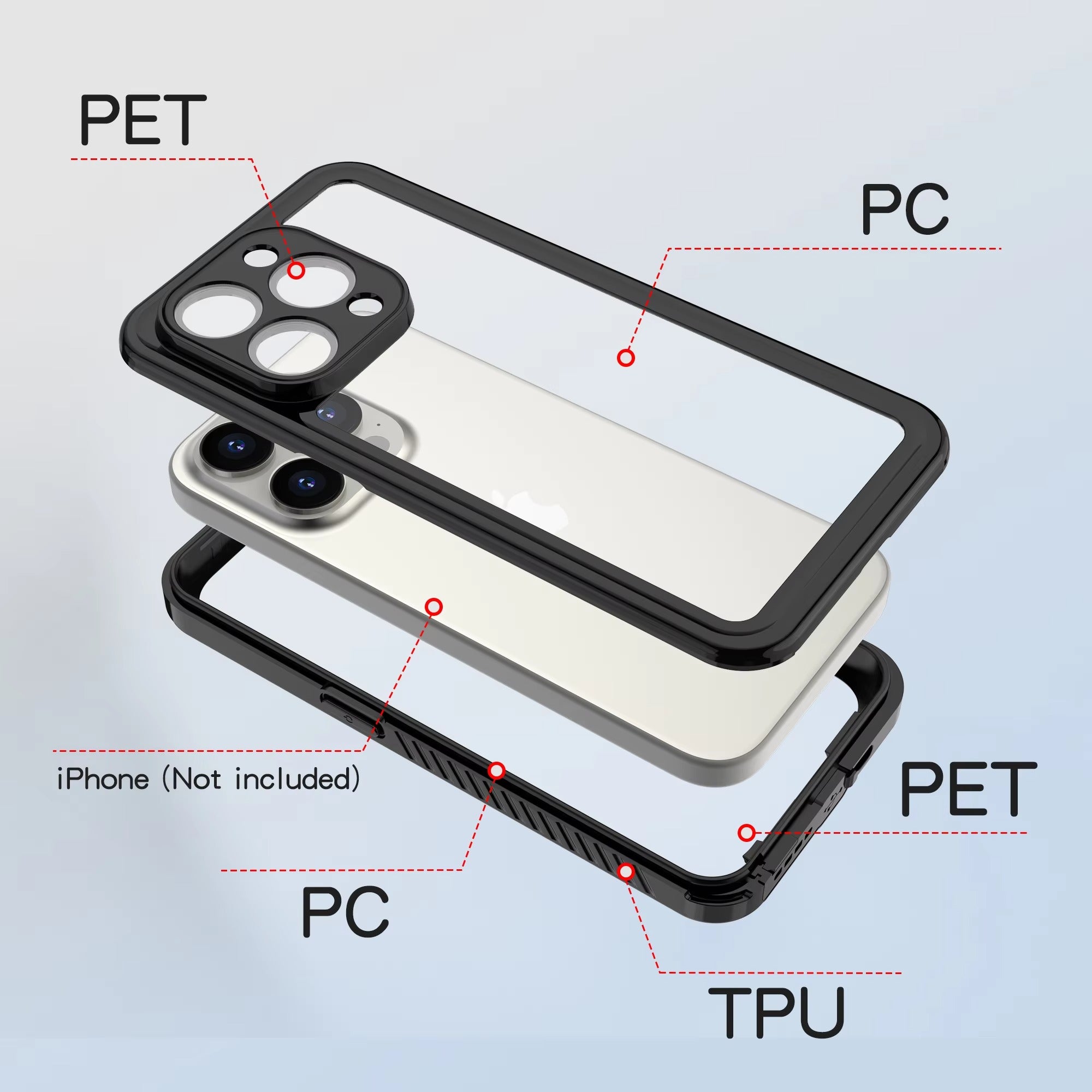 iPhone Case iPhone 17 Pro Max / Black ZenithXCase