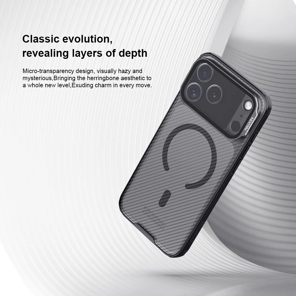 Rugged iPhone Case — MagSafe CamShield Cover with Foldable Lens Stand, Shockproof Textured PC Half-Wrapped Non-Slip Protective Design