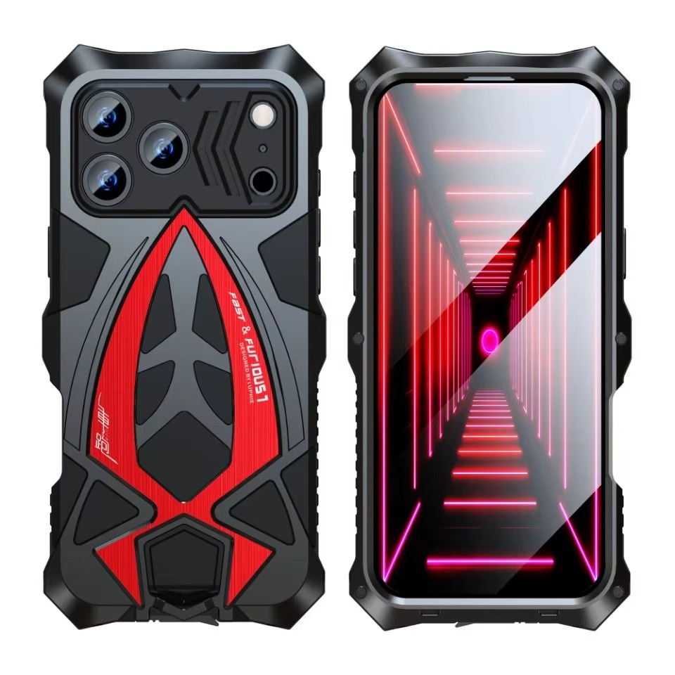 iPhone Case iPhone 17 Pro Max / Black Red ZenithXCase