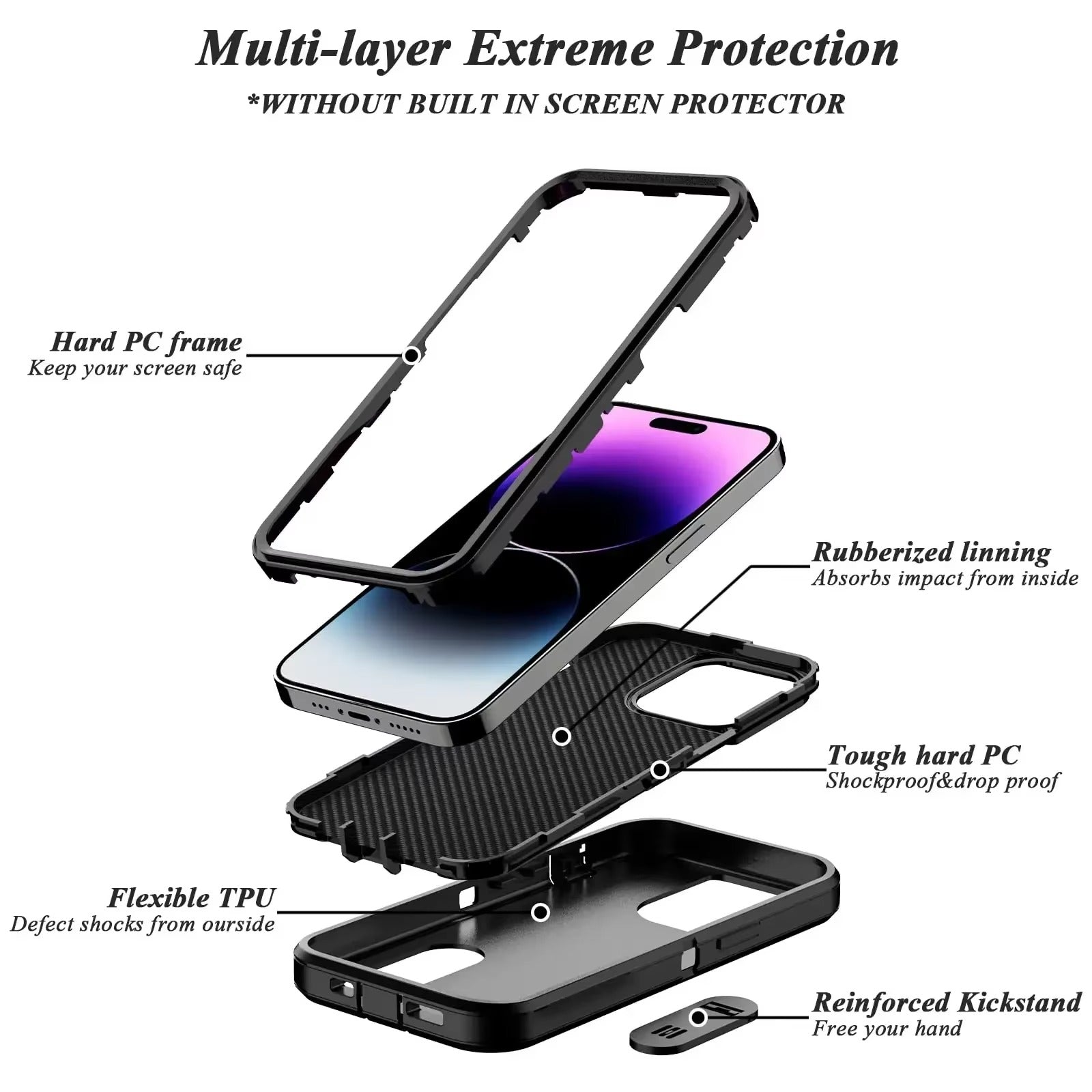 iPhone Case iPhone 17 Pro Max / Black ZenithXCase