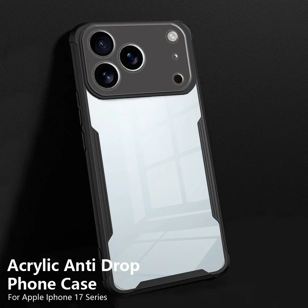 iPhone Case iPhone 17 Pro Max / Black Clear NovaXCase