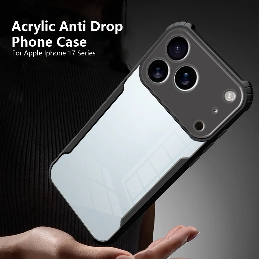iPhone Case iPhone 17 Pro Max / Black Clear NovaXCase