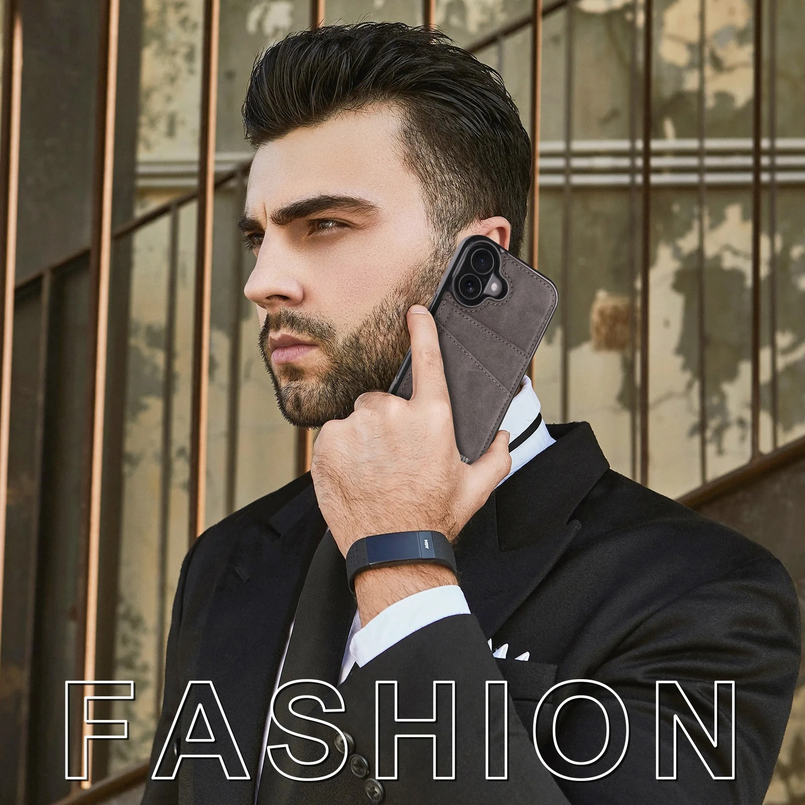 Business Flip Leather Phone Case — Magnetic Wallet Card Holder, Anti-Fingerprint, Anti-Scratch, Dustproof, Non-Slip Full Coverage Cover