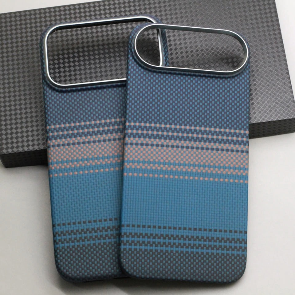 Elite iPhone Case — MagSafe Aramid Carbon Fiber Magnetic Cover with Slim Tough Protection, Anti-Fingerprint Non-Slip Design