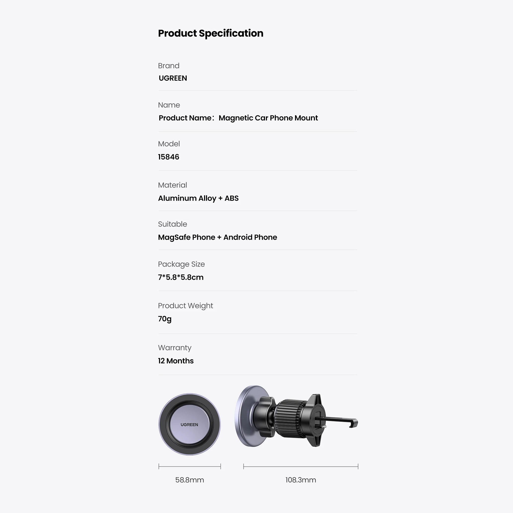 Accessories Black ZenithXCase