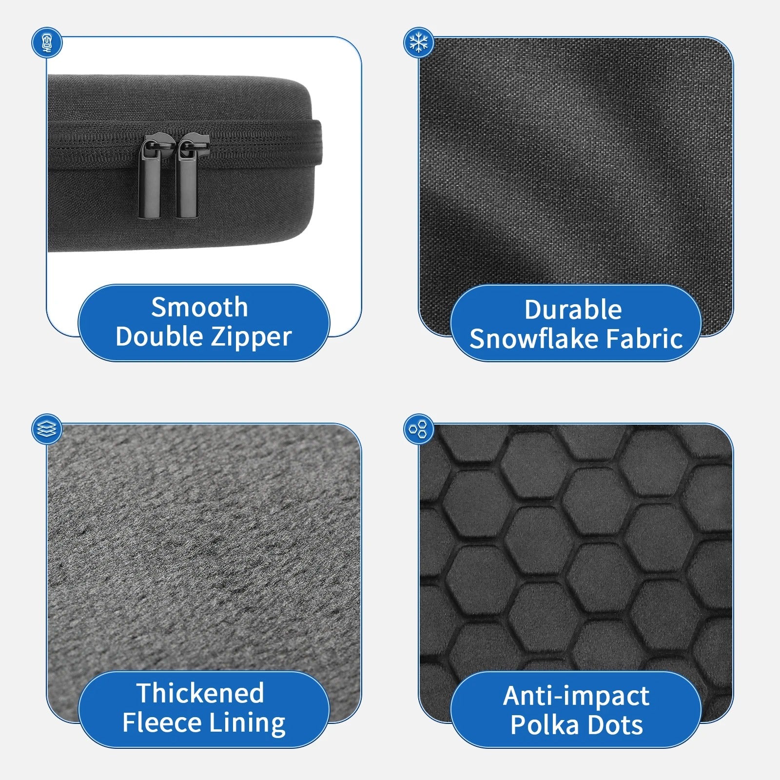 Luxury AirPods Max Premium Protective Travel Case with Smart Sleep Mode, EVA Hard Shell Carrying Bag for Safe Storage