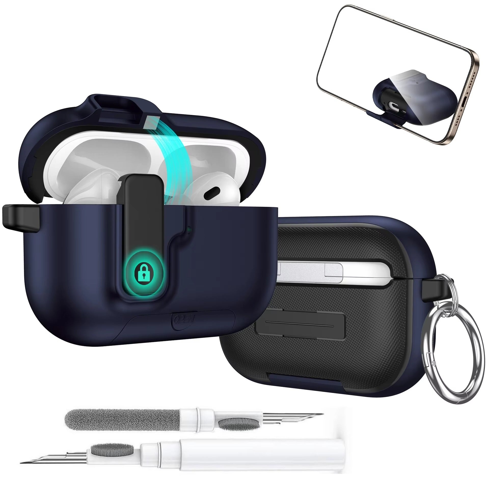 Accessories Apple AirPods 4 / Blue With Pen ZenithXCase