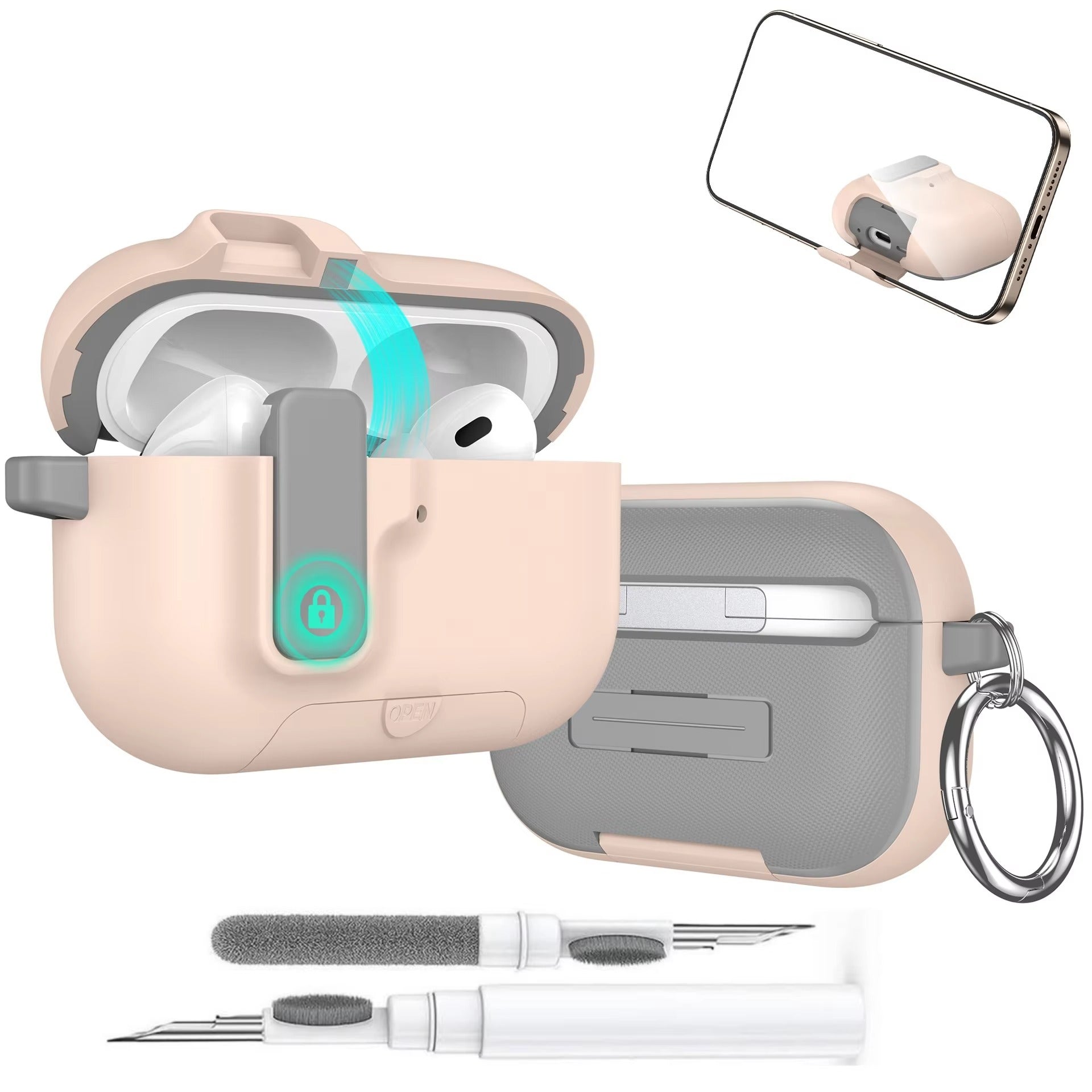 Accessories Apple AirPods 4 / Pink With Pen ZenithXCase