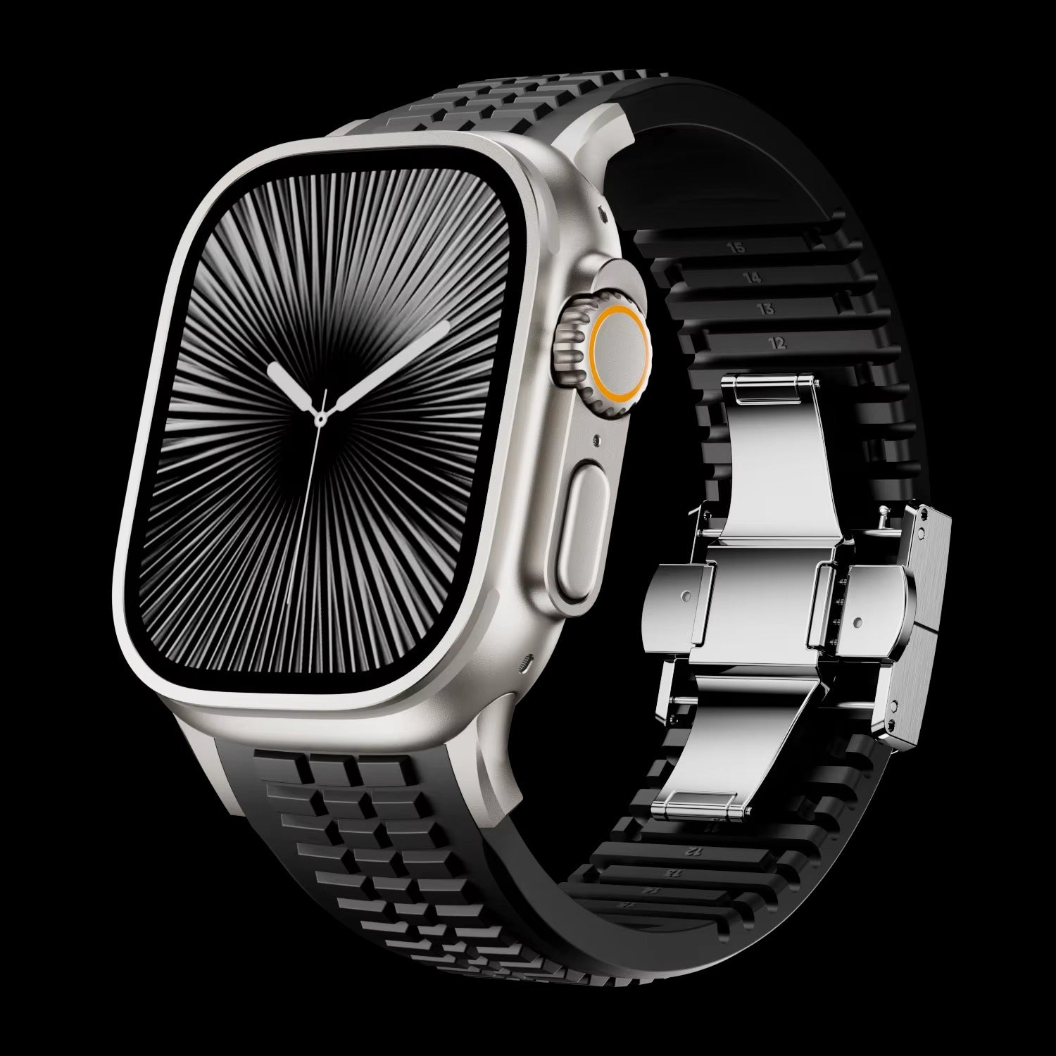 Accessories Apple Watch Series 11 (2025) / Silver Black ZenithXCase