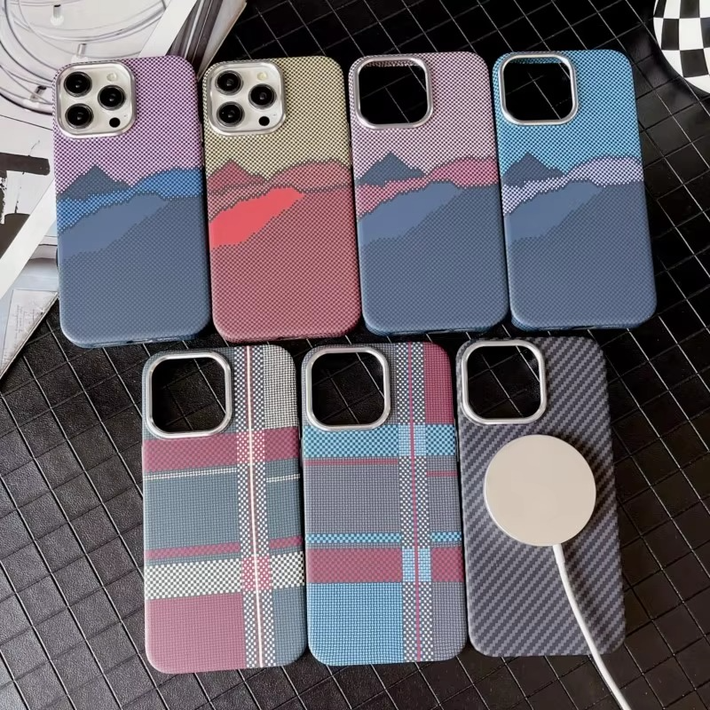 iPhone Case iPhone 17 Pro Max / Pixel Ridge Red ZenithXCase