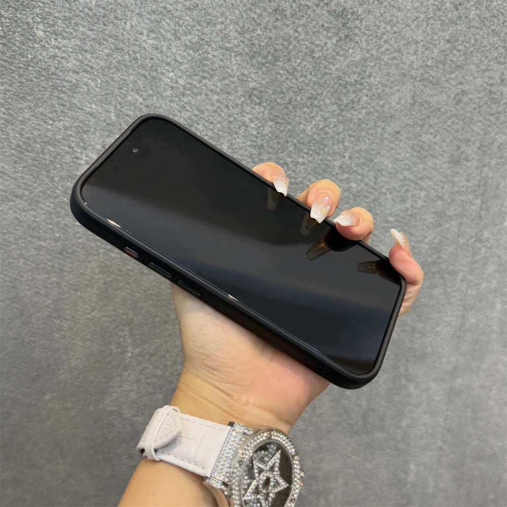 Luxury iPhone Case — MagSafe-Compatible Shockproof Matte Hard Cover with Camera Control Button, Translucent Frosted Anti-Fingerprint Non-Slip Design