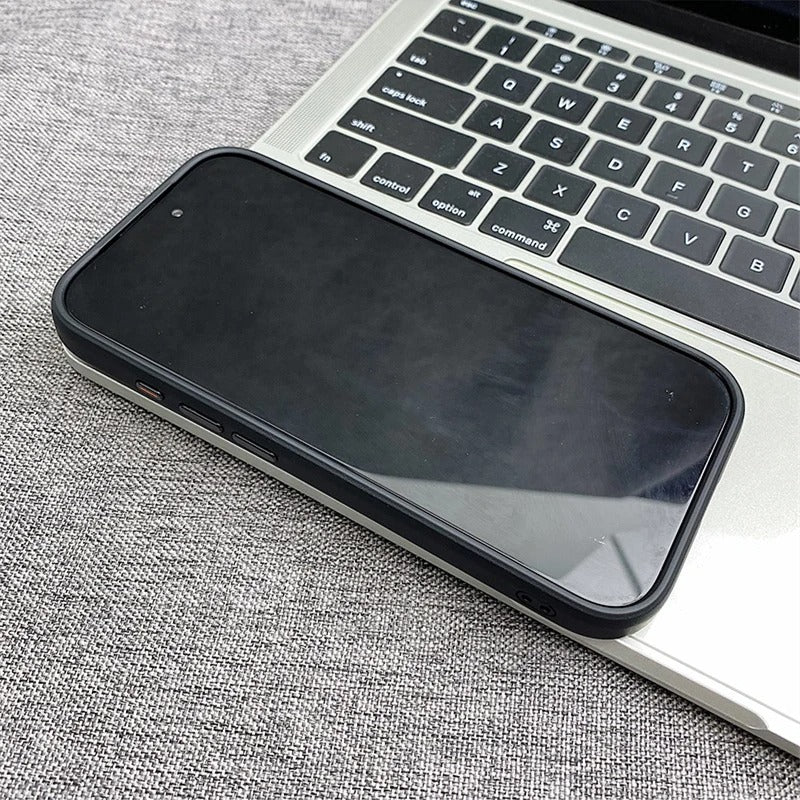 Luxury iPhone Case — MagSafe-Compatible Shockproof Matte Hard Cover with Camera Control Button, Translucent Frosted Anti-Fingerprint Non-Slip Design