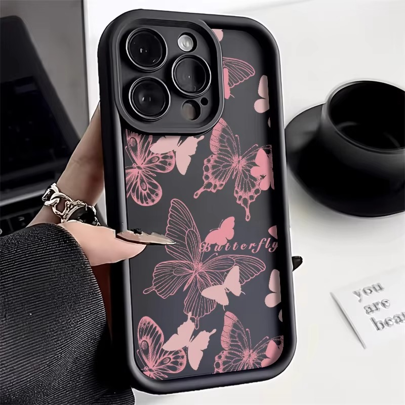 iPhone Case iPhone 17 Pro Max / Black Butterfly NovaXCase
