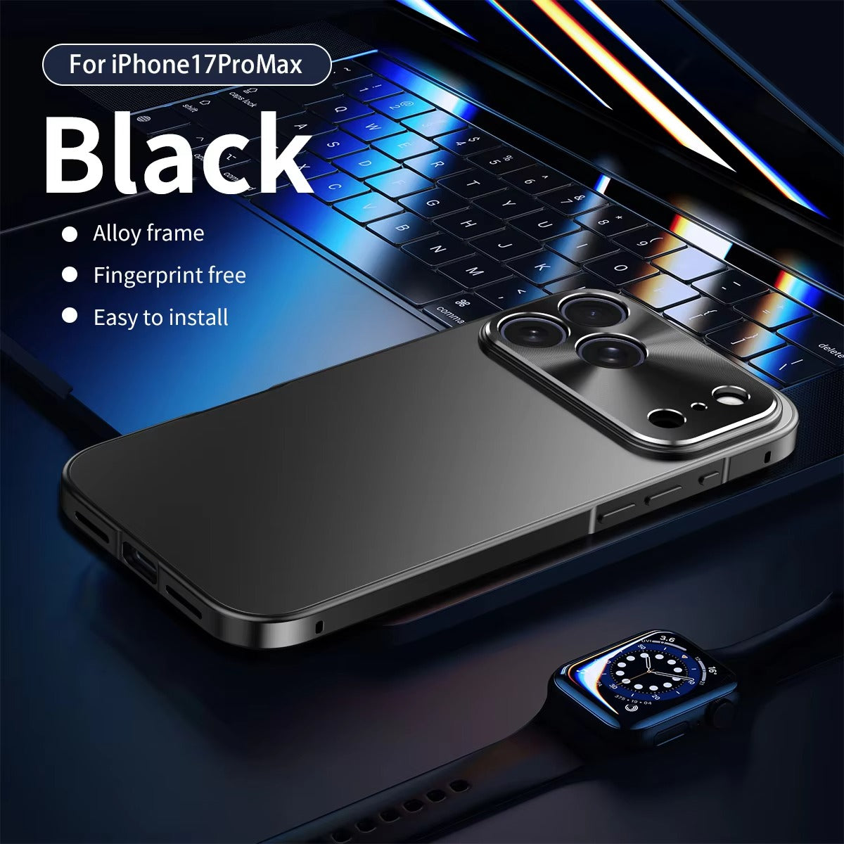 iPhone Case iPhone 17 Pro Max / Black NovaXCase