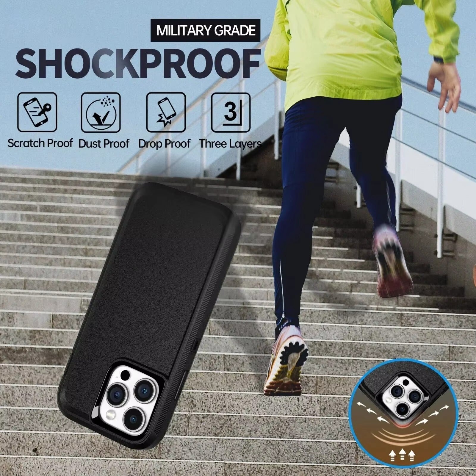 iPhone Case iPhone 17 Pro Max / Black ZenithXCase