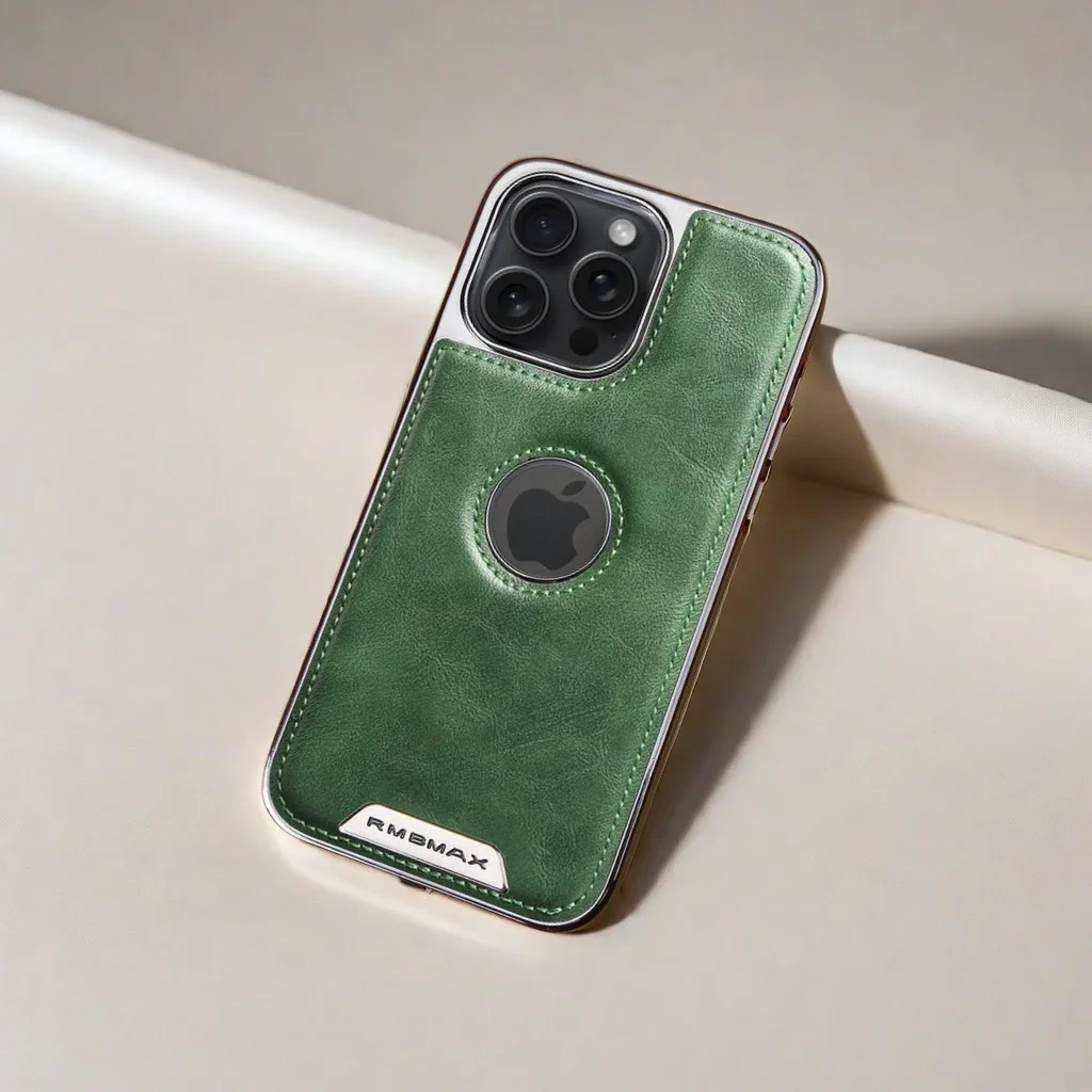 Luxury iPhone Case — Business Leather Magnetic Full-Coverage Shockproof PU Leather Cover, Non-Slip Protection