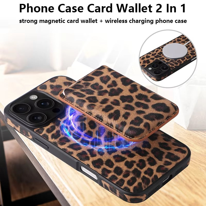 iPhone Case iPhone 17 Pro Max / Black Leather Panel Design NovaXCase