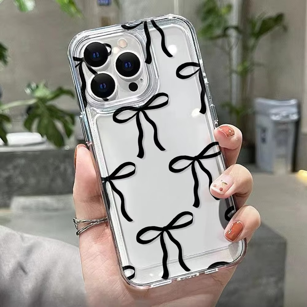 iPhone Case iPhone 17 Pro Max / Pink Ribbon Bow Design ZenithXCase