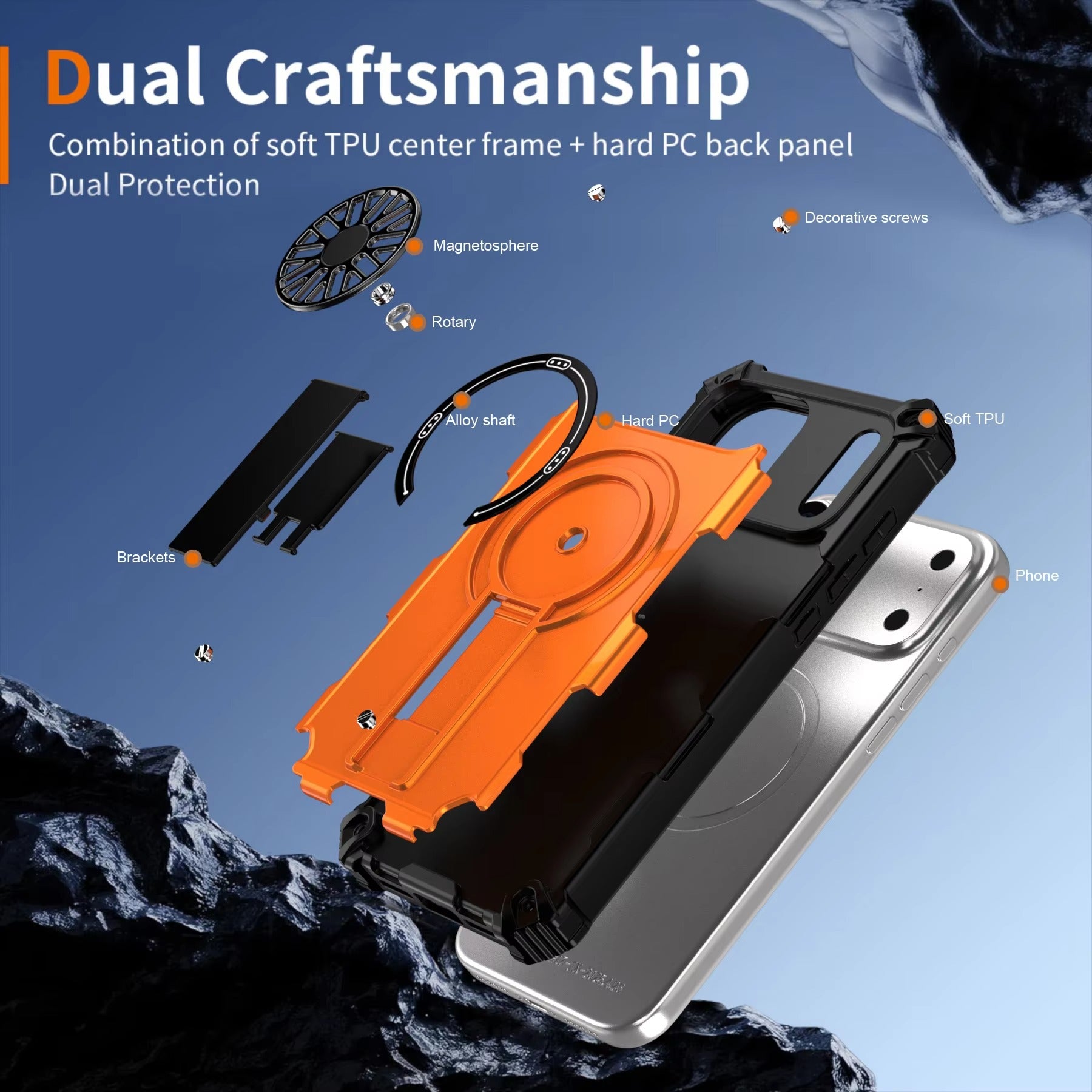 iPhone Case iPhone 17 Pro Max / Orange ZenithXCase