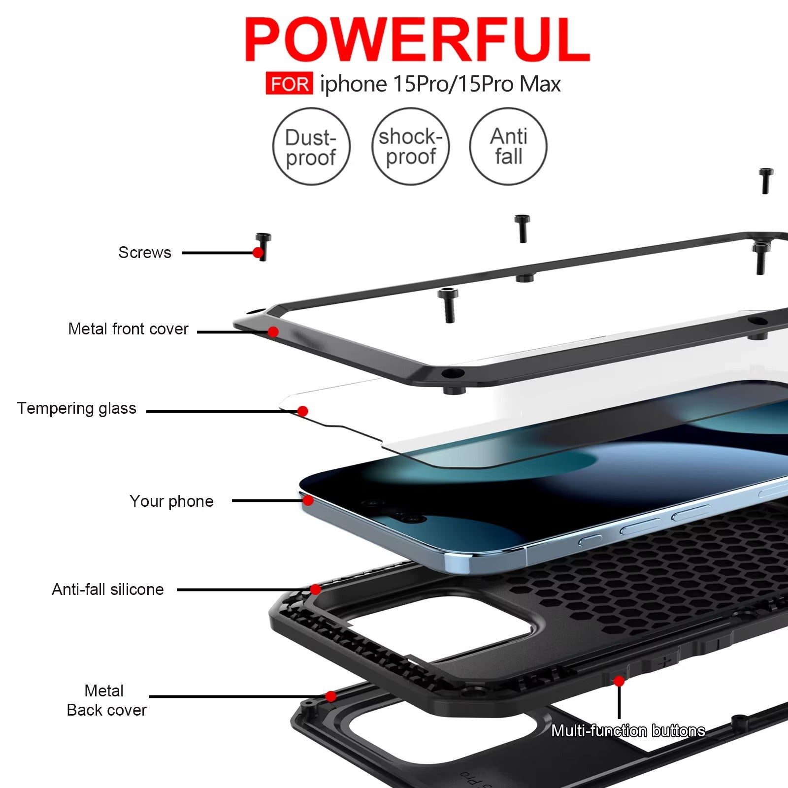 iPhone Case iPhone 17 Pro Max / Black NovaXCase